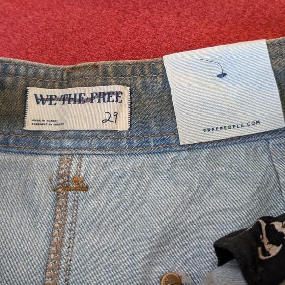 NWT Free People We The Free Harmonica Coated Denim Mid-rise Maxi Skirt, size 29 - Picture 5 of 10